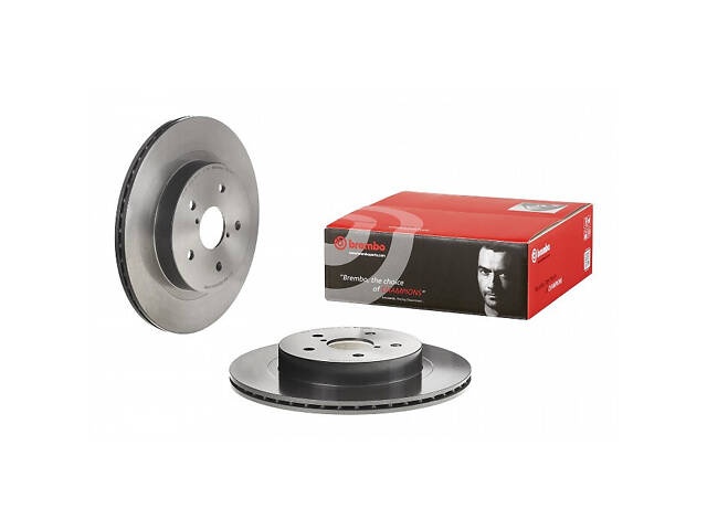 Тормозной диск задний (вентилируемый) Subaru Levorg 2015-2015 BREMBO 09.D246.11 - Фото 1