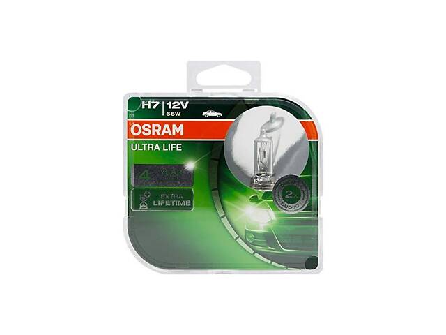 Галогенні лампи Osram Ultra Life H7 12V OSR64210ULT-DUO/EA (2 шт.)