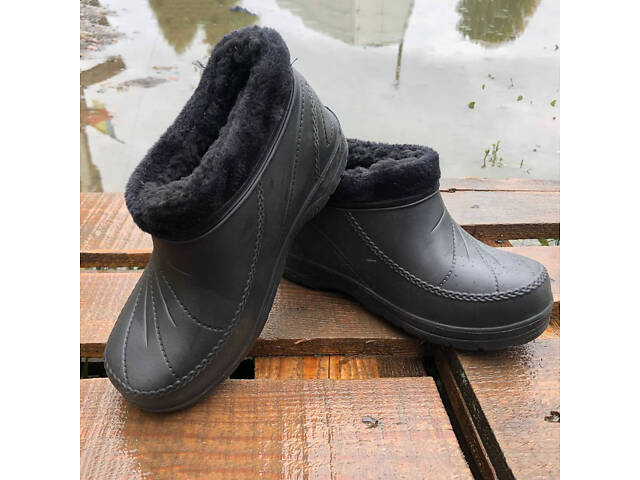 Теплі бурки 37 размер, Бурки домашні жіночі, Бабуші жіночі домашні, Бурки бабусі Дідусь, WV-869 Жіночі галоші - Фото 1