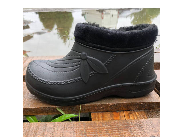 Теплі бурки 37 размер, Бурки домашні жіночі, Бабуші жіночі домашні, Бурки бабусі Дідусь, WV-869 Жіночі галоші - Фото 10