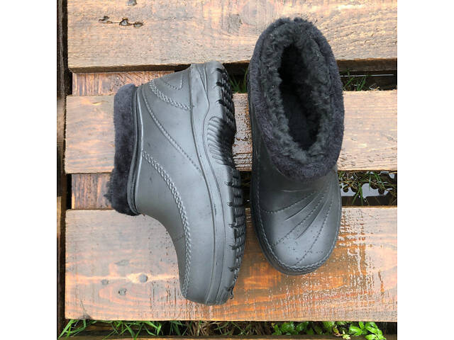 Теплі бурки 37 размер, Бурки домашні жіночі, Бабуші жіночі домашні, Бурки бабусі Дідусь, WV-869 Жіночі галоші - Фото 2