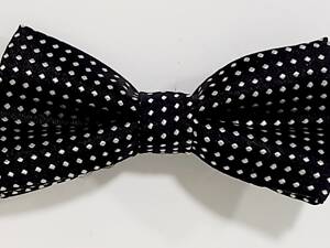 Метелик, подвійний фактурний, крапка Чорний