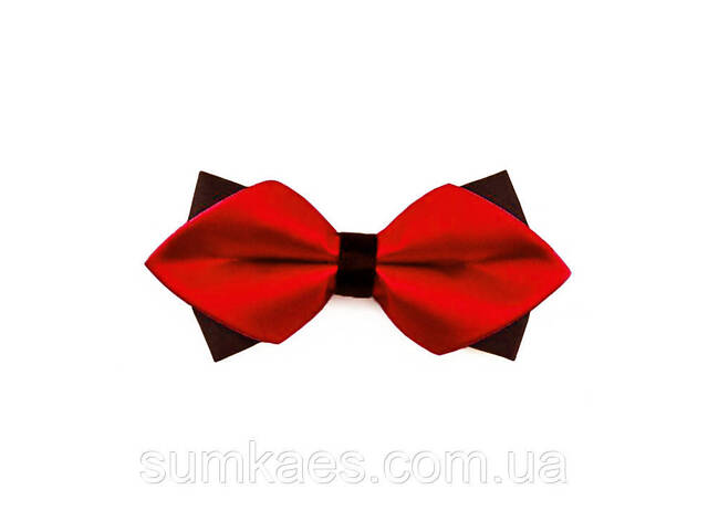 Краватка-метелик діамант червоний BGD-6215 - Фото 1
