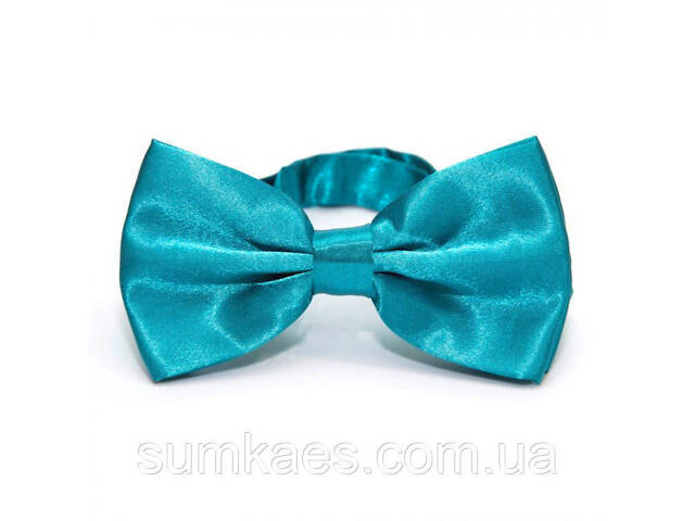 Краватка метелик Gofin однотонний бірюзовий BG-88-32 - Фото 4