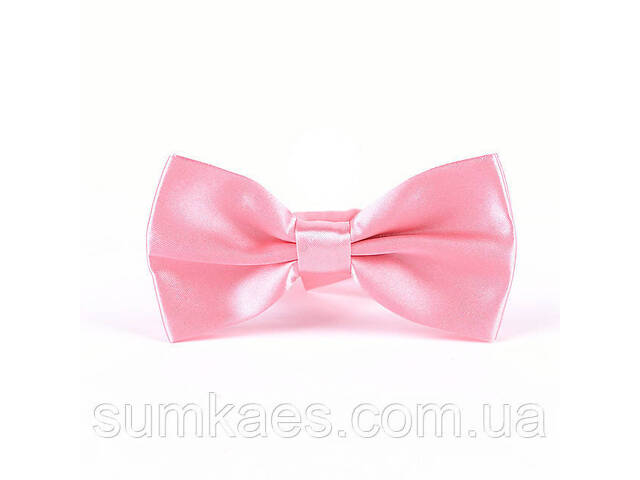 Краватка метелик Gofin рожевий однотонний BG-88-29 - Фото 1