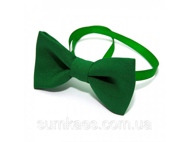 Краватка метелик Gofin світло-зелений однотонний GOF-1532 - Фото 2