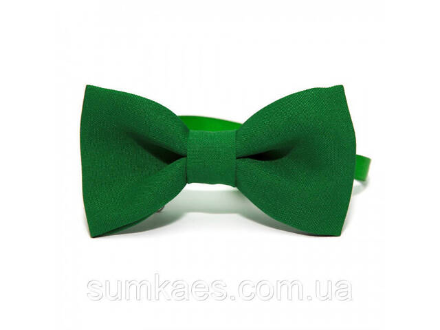 Краватка метелик Gofin світло-зелений однотонний GOF-1532 - Фото 3