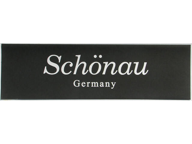 Галстук полиэстеровый стандартный бежево-черный Schönau -90 - Фото 4