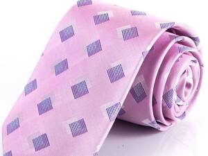 Галстук шелковый розово-фиолетовый стандартный Schönau - 38