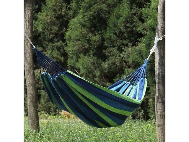 Гамак подвесной Comfort Mexikano Hammock 200x80см Синий + Отпугиватель грызунов и насекомых ультразвуковой - Фото 2