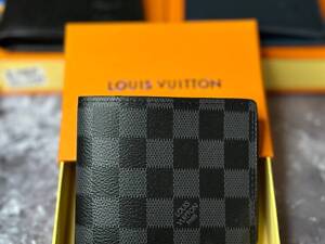 Кошелек Louis Vuitton Multiple Damier Graphite Leather Wallet