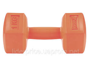 Гантель композитна PowerPlay 4124 Hercules 1 кг. Помаранчева (1 шт.) , Оригінал!