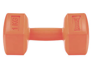 Гантель композитна PowerPlay 4124 Hercules 1 кг. Помаранчева (1 шт.)