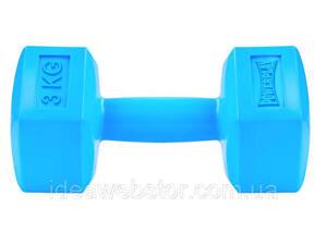 Гантель композитна PowerPlay 4124 Hercules 3 кг. Синя (1 шт.)