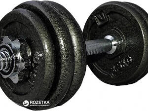 Гантель наборная LiveUP DUMBELL SET черный 15кг 1шт. LS2311-15