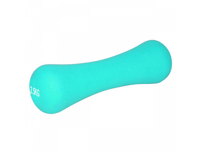 Гантель неопренова PowerPlay 4126 Spartacus 2.5 кг Мятная 1 шт - Фото 1