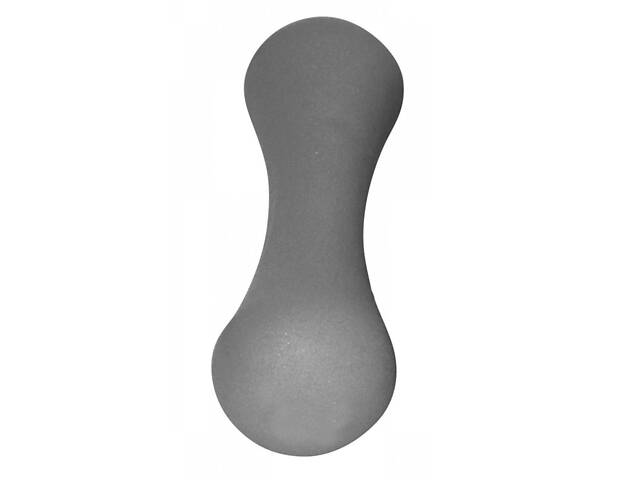 Гантель неопренова PowerPlay 4126 Spartacus 4 кг. Серая (1шт.) - Фото 3