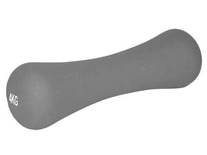 Гантель неопренова PowerPlay 4126 Spartacus 4 кг. Сіра (1шт.)