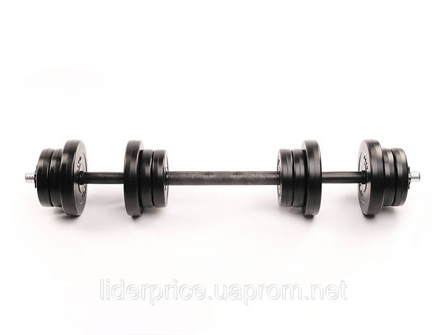 Гантелі Elitum 2х31кг + подовжувач грифа для штанги, Оригінал! - Фото 2