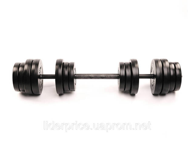 Гантелі Elitum 2х31кг + подовжувач грифа для штанги, Оригінал! - Фото 4