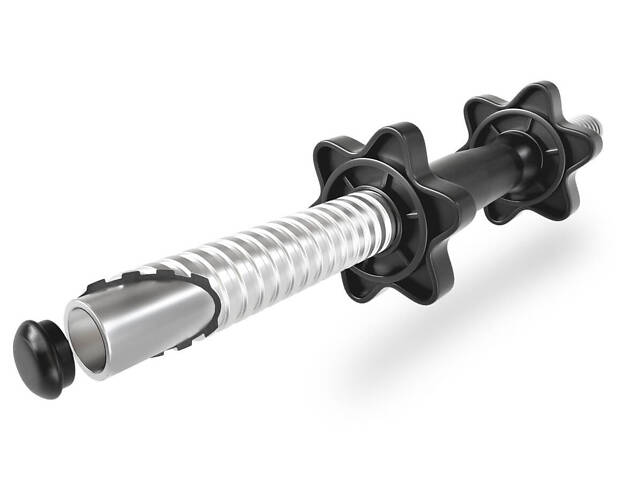 Гантелі композитні Hop-Sport 2х20кг PRO з рукавичками (2 пари) - Фото 5