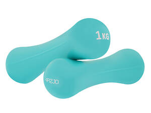 Гантелі вінілові 4FIZJO 8-shape 2 x 1 кг (P-5907739312006)