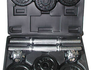 Гантелі збірні Toorx 15 кг з кейсом (VAL-15DGN)