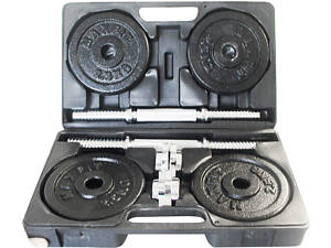 Гантелі збірні Toorx 20 кг з кейсом (VAL-20DGN)