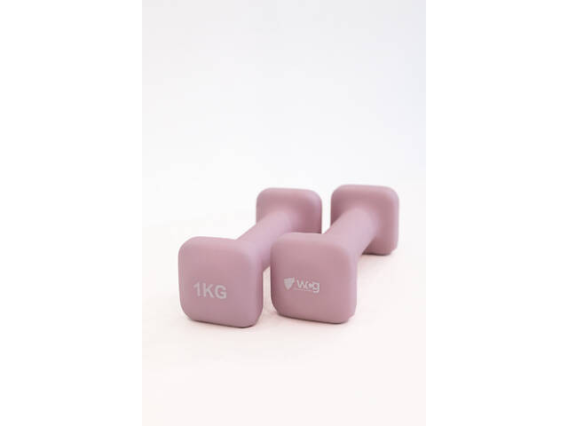 Гантелі для фітнесу WCG Cube 2×1 кг - Фото 2