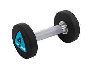 Гантелі цілісні LiveUp LP8002-4 4 кг 2 шт Чорно-сині (LP8002-4)