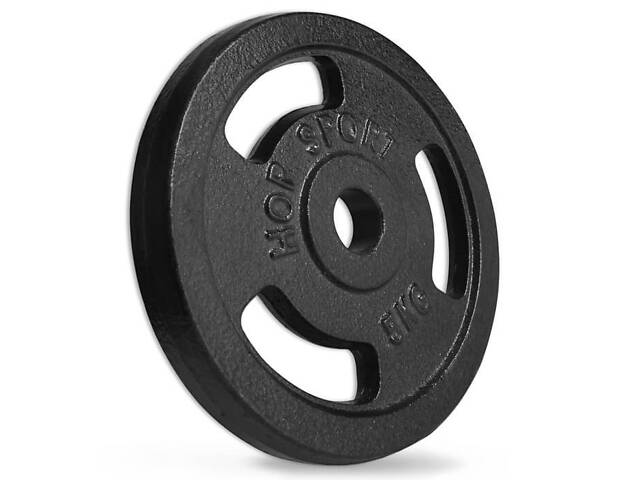 Гантеля металлическая Hop-Sport New 30кг с перчатками. - Фото 8