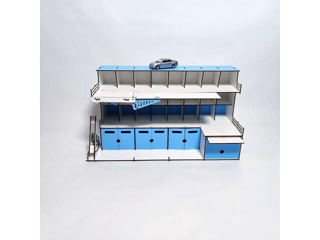 Гараж-парковка для 28 машинок із гідравлічним підйомом дороги - Фото 1