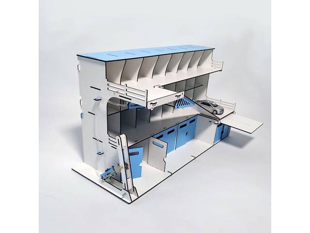 Гараж-парковка для 28 машинок із гідравлічним підйомом дороги - Фото 2