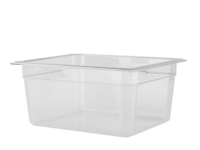 Гастроемкость из поликарбоната One Chef 1/2 150 мм 8 л прозрачная - Фото 1