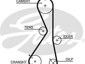 Gates 5481XS. Ремень ГРМ