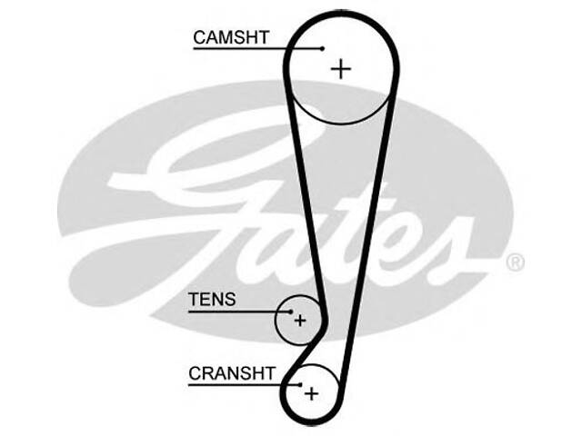 Gates 5664XS. Ремень ГРМ