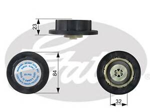 Gates RC242. Крышка радиатора