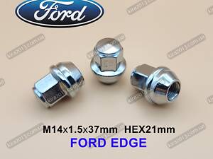 Гайка Ford Edge цельная без колпачков М14х1,5х37мм ключ 21мм