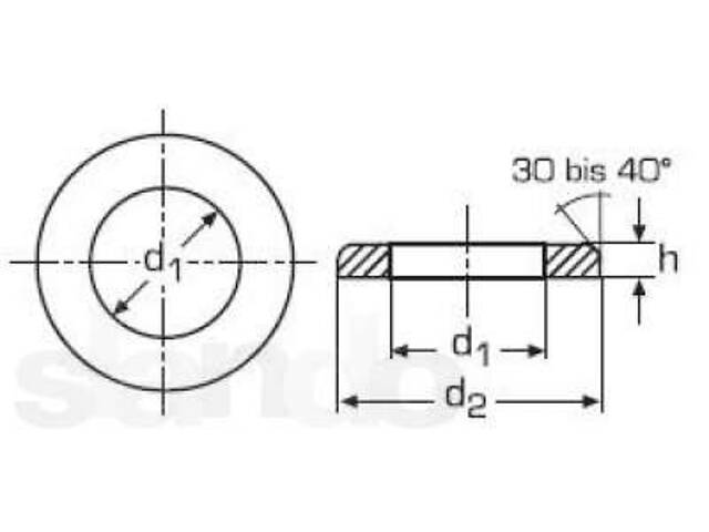 Гайка М10 з дюймовою різьбою - Фото 9