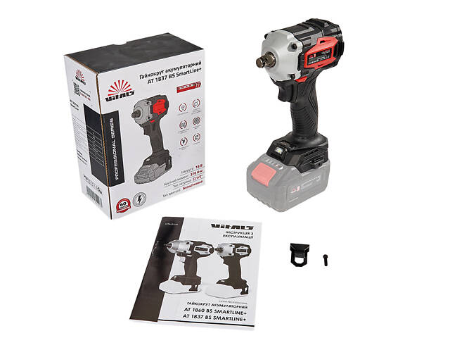 Гайкокрут акумуляторний Vitals Professional AT 1837 BS SmartLine+ - Фото 9