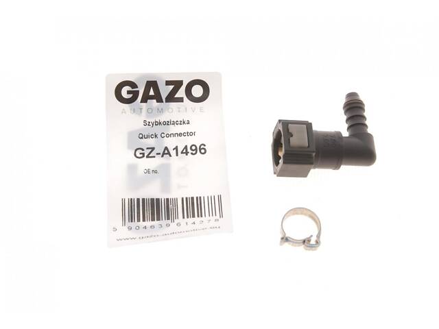 GAZO GZ-A1496 Штуцер шланга слива Г-образный MB Sprinter 2.2 (OM651) 09- (резина/полиамид)