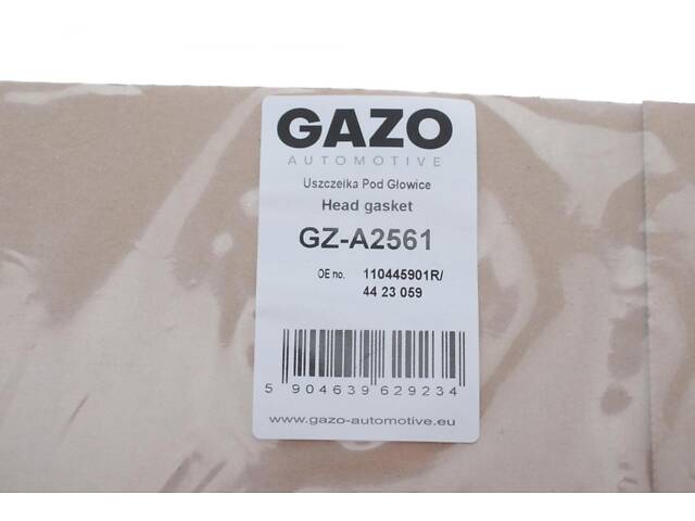 GAZO GZ-A2561 Прокладка ГБЦ MB Vito/Opel Vivaro/Renault Trafic 1.6 dCi 14- (1.25mm) - Фото 2