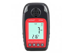 Газоанализатор монитор сероводорода H2S (0-100 μmol/mol) WINTACT WT8822