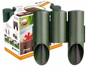 Газонна огорожа Cellfast MAXI, 3 елементи, 2.1м, зелений (34-012)