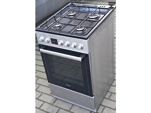 Газовая плита с электрической духовкой б/у Gorenje GKS5C70HXF состояние новой. - Фото 4