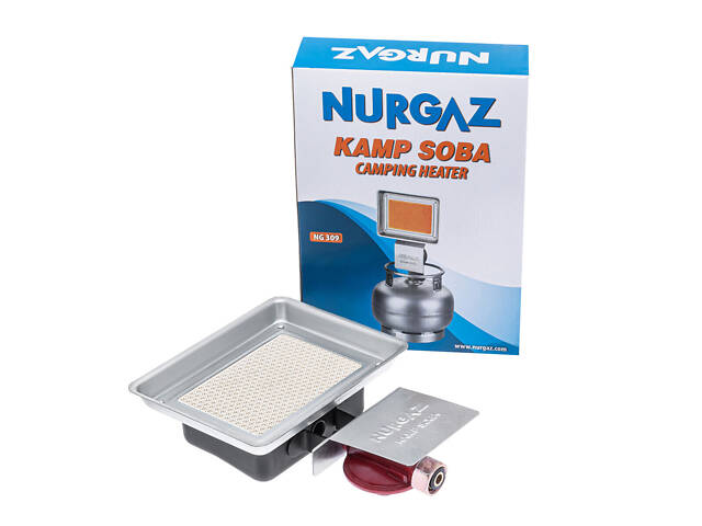 Газовий пальник інфрачервоний обігрівач Nurgaz Kamp Soba NG 309 - Фото 1