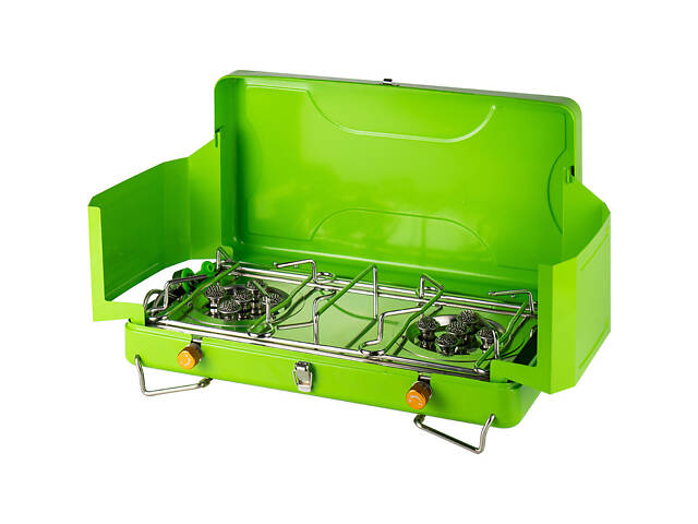 Газовая плита BRS-81 для приготовления пищи (Зеленая) - Фото 1