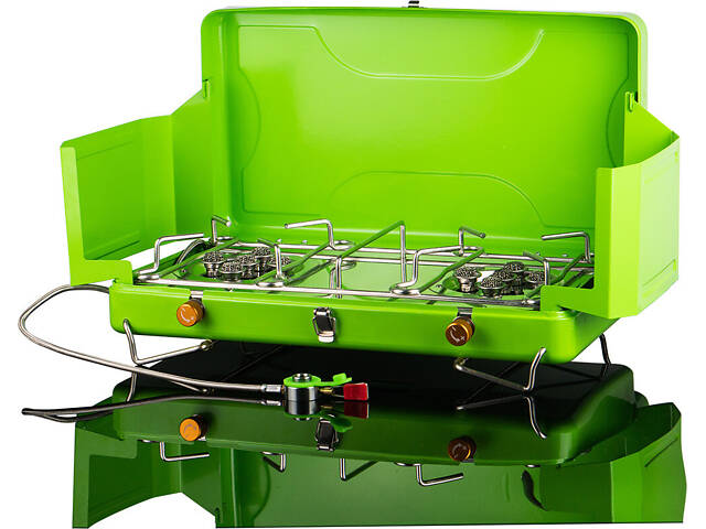Газовая плита BRS-81 для приготовления пищи (Зеленая) - Фото 2