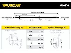 Газовая пружина на Compass