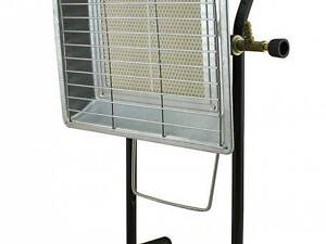 Газовий інфрачервоний обігрівач Nurgaz 3500 Вт (NG-310) з підставкою